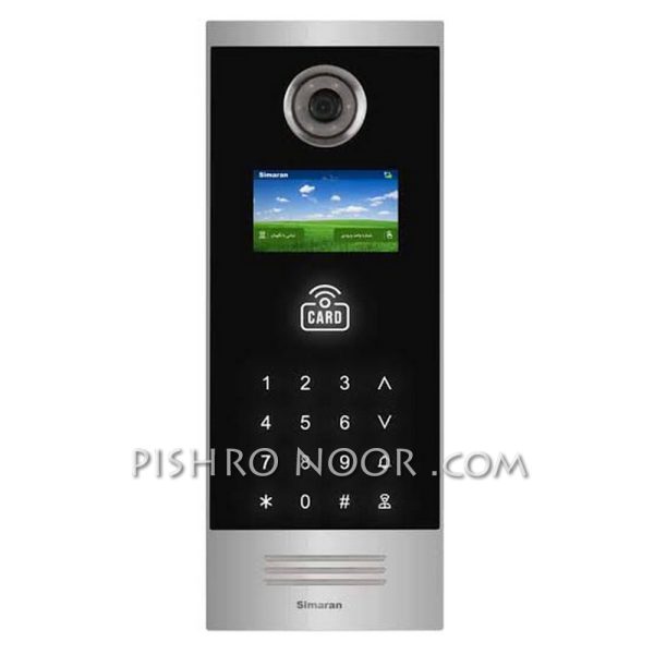 پنل آیفون تصویری لمسی کدینگ 4.3 اینچ اچ دی HD سیماران مدل VF43TD