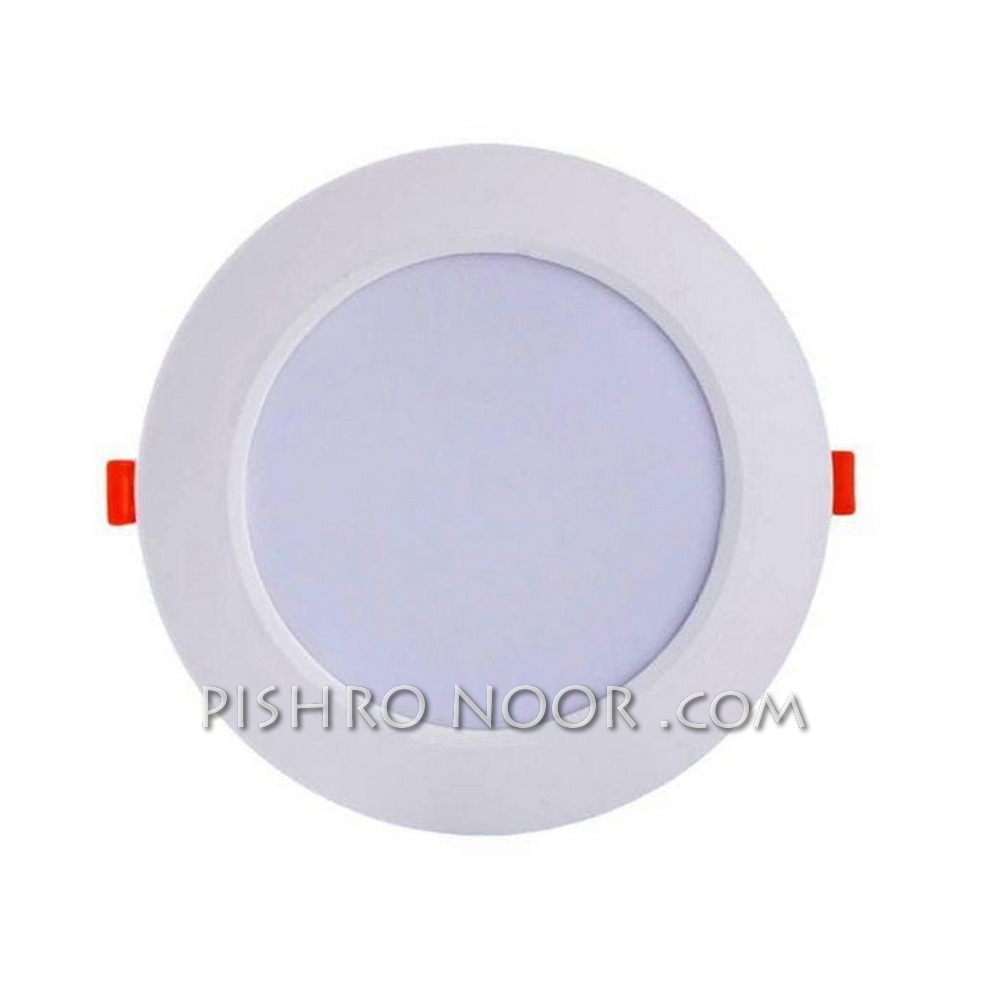 پنل بک ﻻیت توكار گرد ١٠ وات سان لوکس