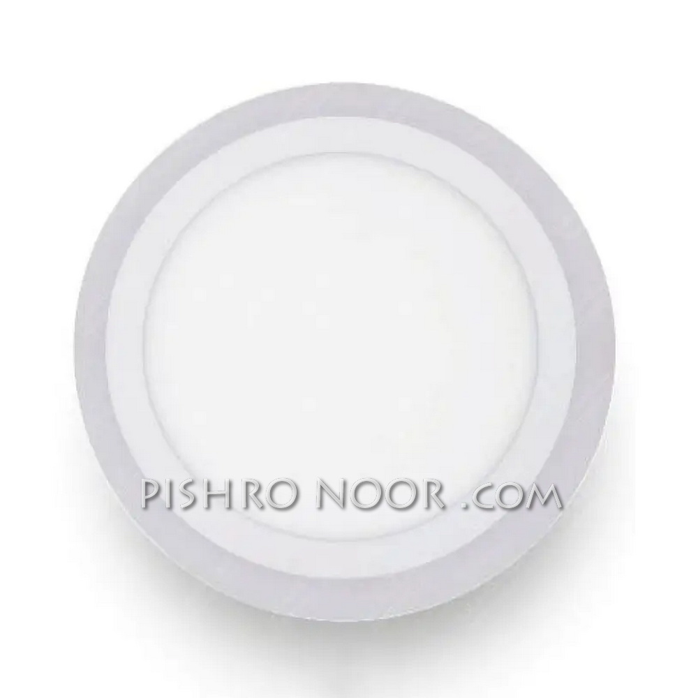 پنل دو رنگ سه حالته روكار گرد ٣+٦ وات سان لوکس