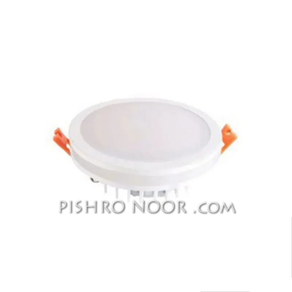 پنل رنگي سفيد توكار گرد ٢٠ وات سان لوکس مدل PL2070R