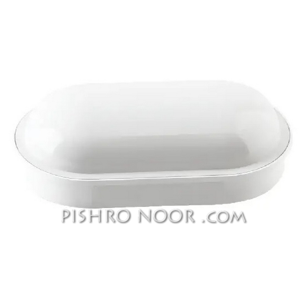 چراغ سقفی ضد رطوبت بيضی ٢٤ وات سان لوکس