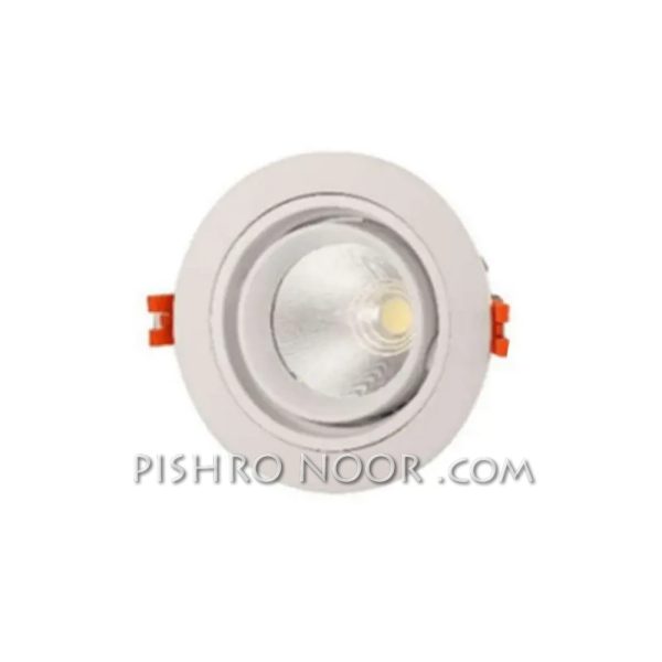 چراغ سقفی متحرک COB توکار 20وات سان لوکس مدل D205R