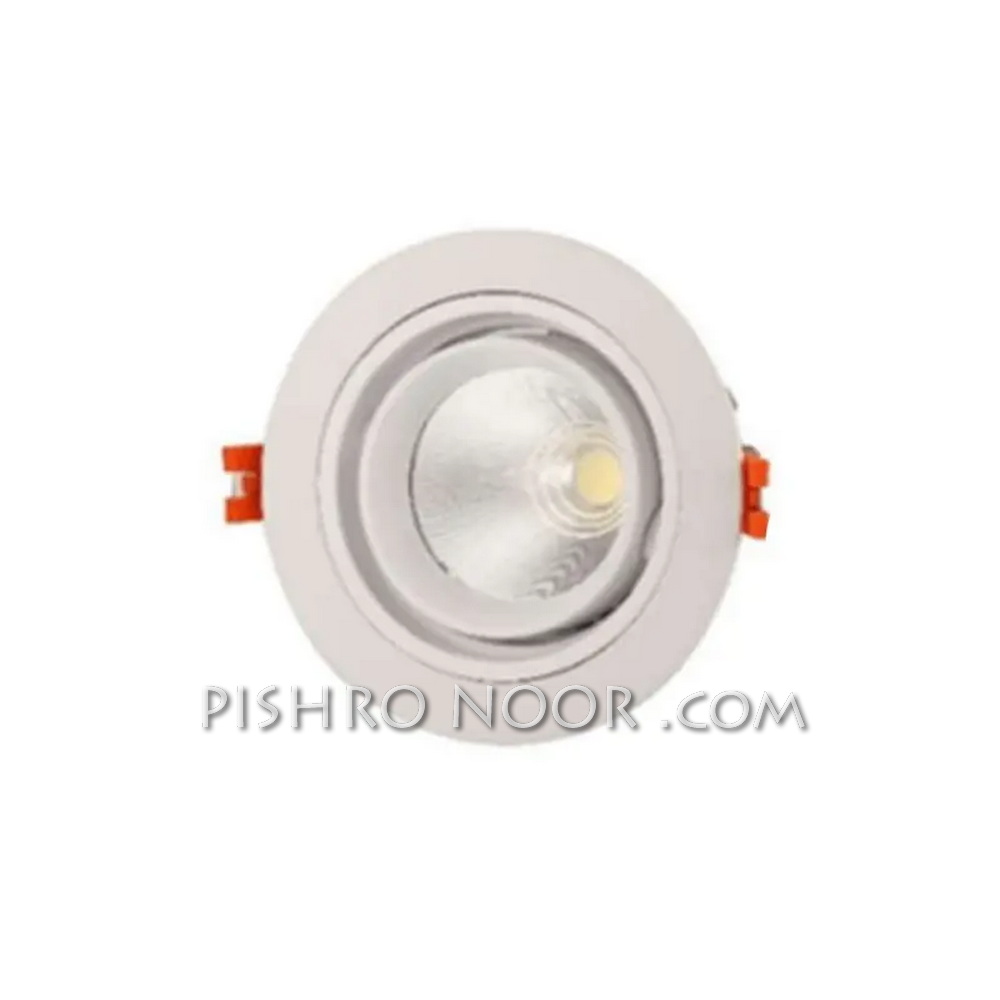 چراغ سقفی متحرک COB توکار 20وات سان لوکس مدل D205R