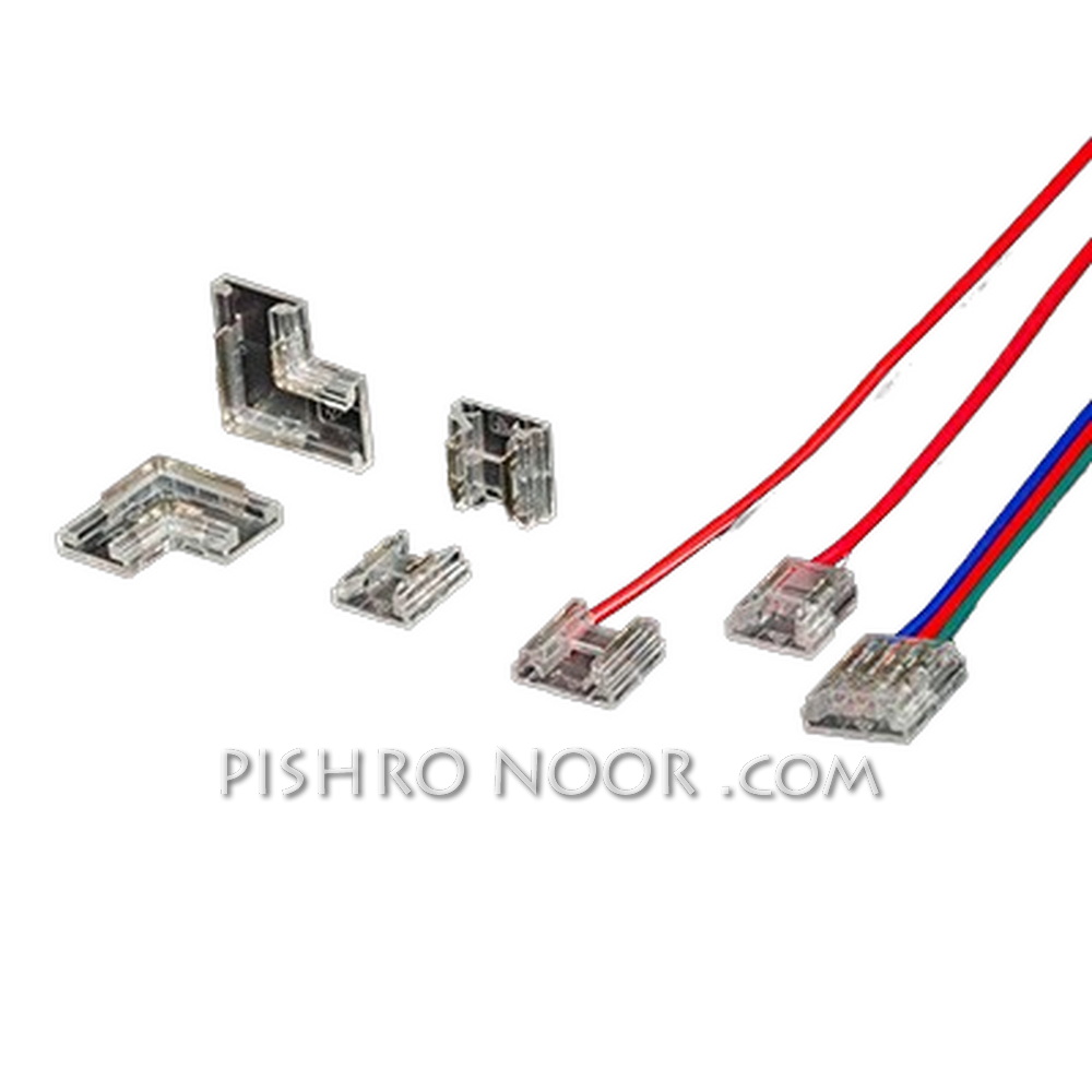 کانکتور میانی L ریسه LED سان لوکس