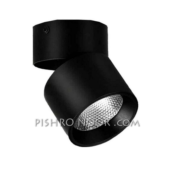 چراغ استوانه ای فکی روکار COB تات نور 20 وات ارتفاع 13 سانتی متر