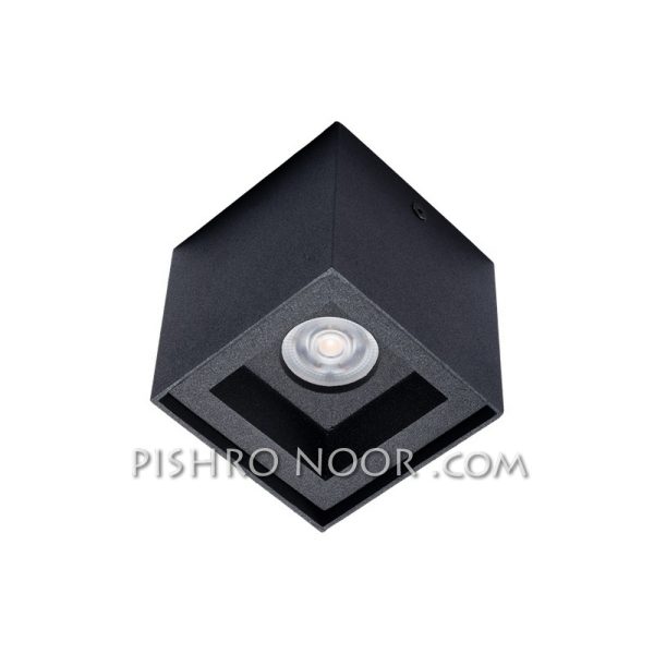 چراغ سقفی روکار مکعبی COB تات نور 12 وات