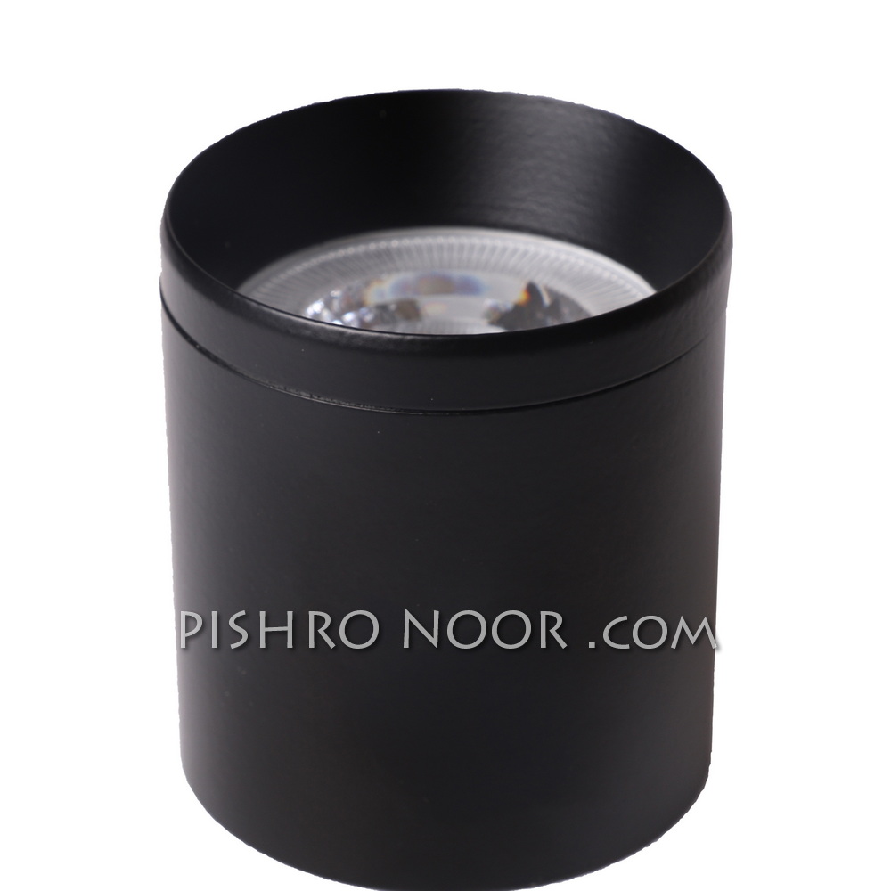 چراغ استوانه ای روکار جیوتن خور تات نور ارتفاع 10cm قطر 6cm