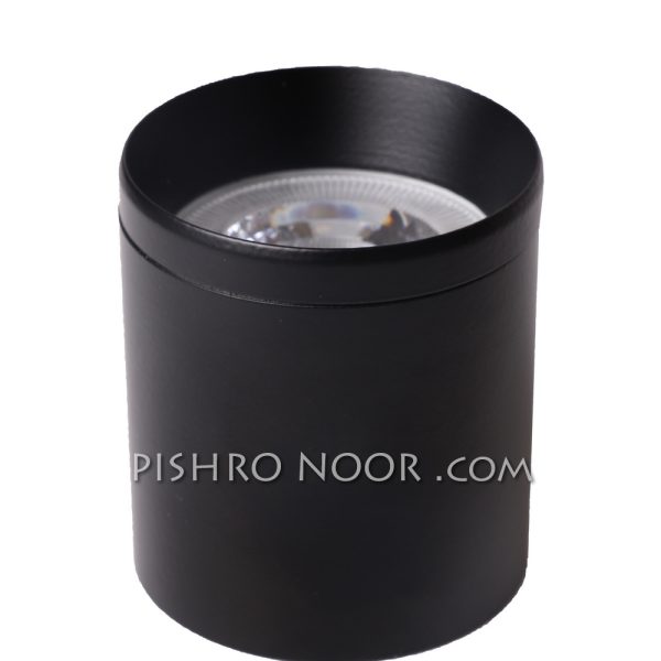 چراغ استوانه ای روکار جیوتن خور تات نور ارتفاع 10cm قطر 8cm