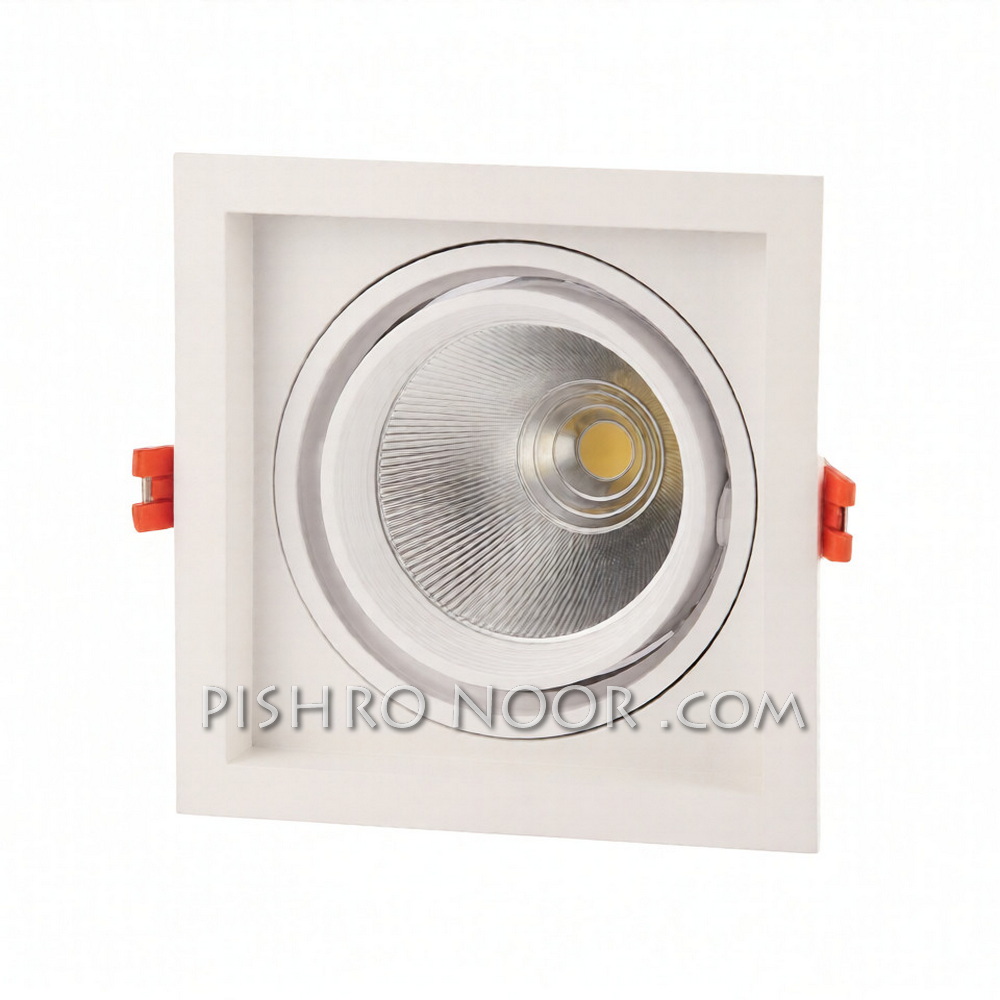 چراغ سقفی متحرک COB توکار 30 وات سان لوکس مدل G1X301