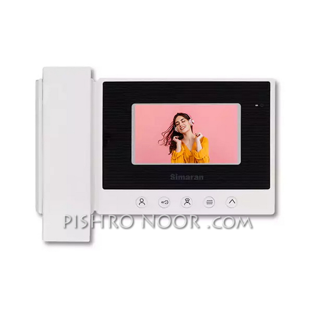 مانیتور تصویری سیماران 4.3 اینچ بدون حافظه HS-43مانیتور تصویری سیماران 4.3 اینچ بدون حافظه HS-43