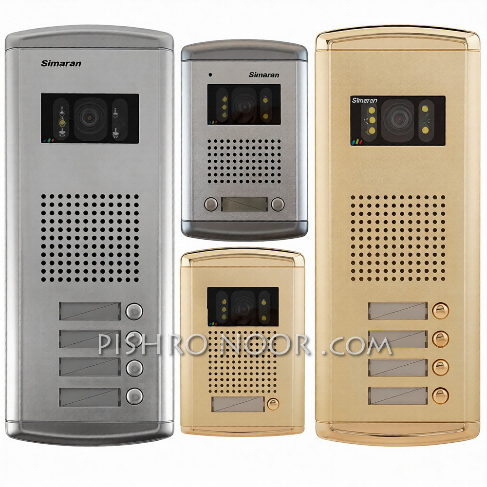 پنل آیفون تصویری سیماران مدل فراز با سوییچر 6 واحدی VFEC6D