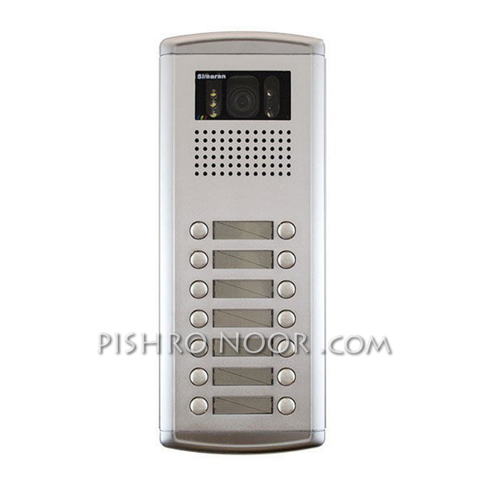 پنل آیفون تصویری سیماران مدل فراز بدون سوییچر 14 واحدی VFEC14D