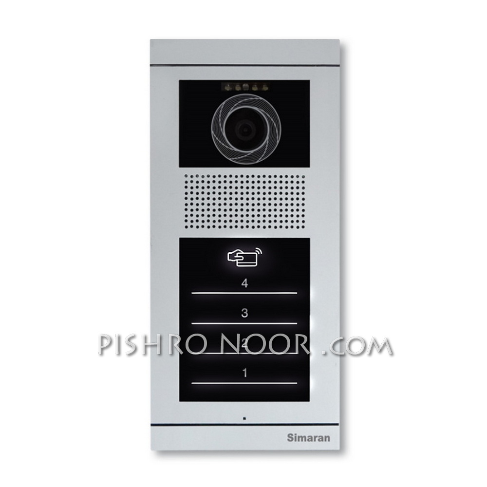 پنل تصویری سیماران 4 واحدی مدل فرداد لمسی VFBT4