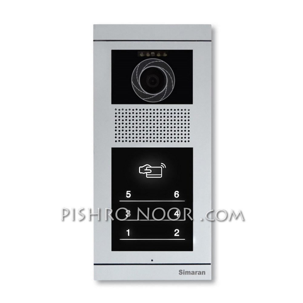 پنل تصویری سیماران 6 واحدی مدل فرداد لمسی VFBT6