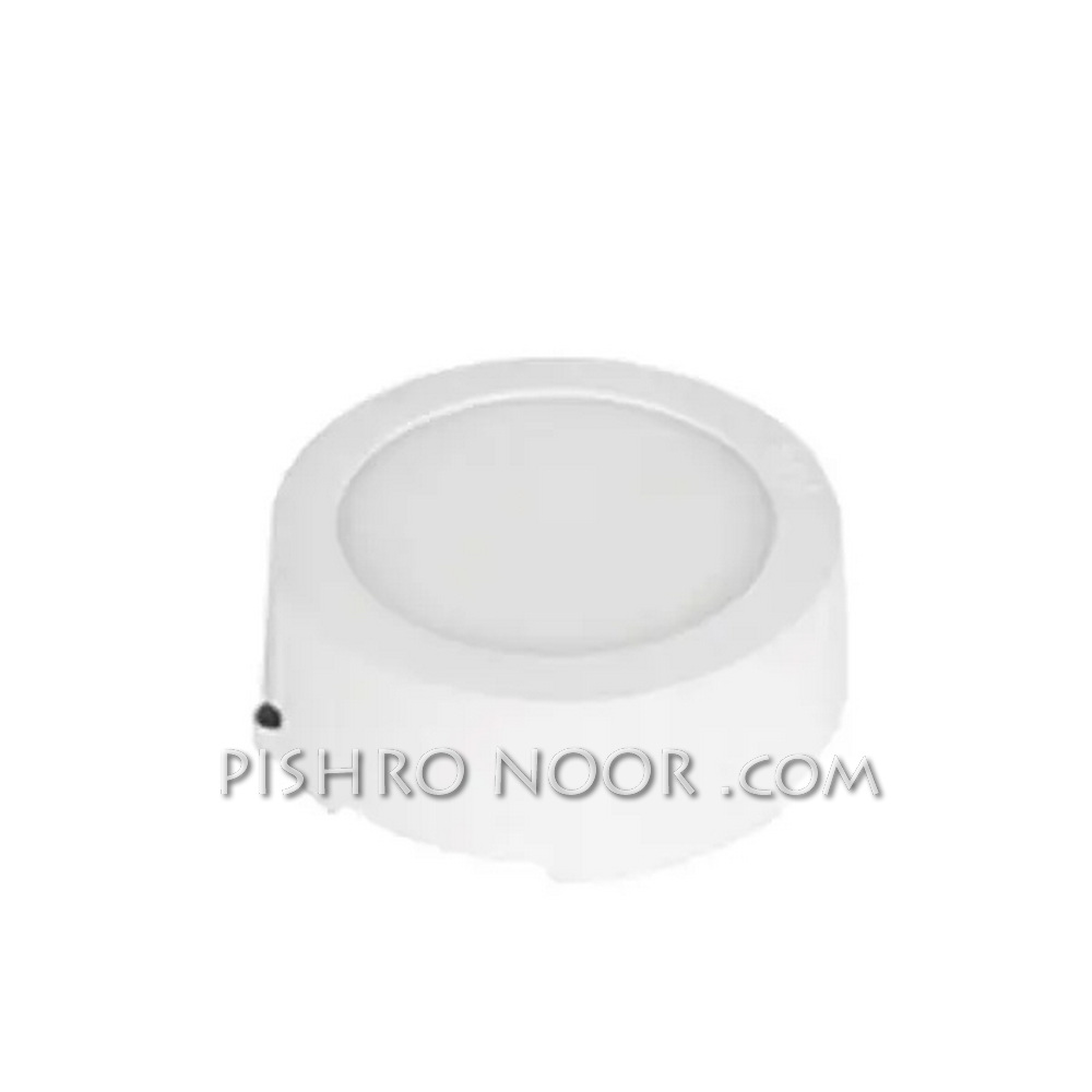 پنل سقفی گرد روکار 8 وات SMD پارس شعاع توس مدل آویسا
