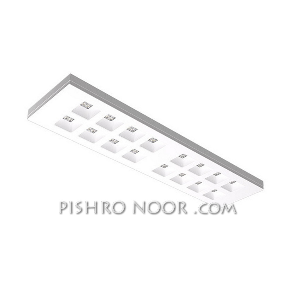 چراغ سقفی LED روکار 33 وات 120 × 30 مدل برلیانس مازی نور